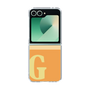 Clear Case［ オリジナル - initial two tone - G orange ］