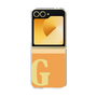 Clear Case［ オリジナル - initial two tone - G orange ］