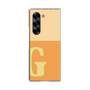 Clear Case［ オリジナル - initial two tone - G orange ］