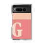 Clear Case［ Original - initial two tone - G pink ］