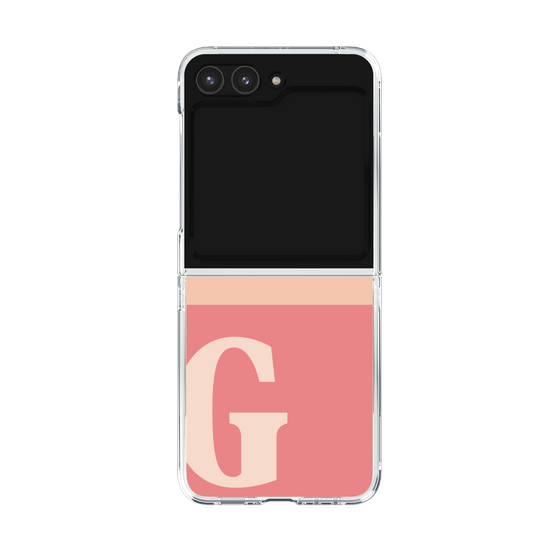 Clear Case［ Original - initial two tone - G pink ］