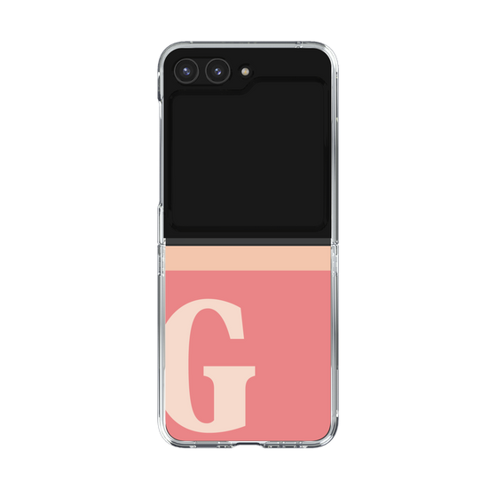 Clear Case［ Original - initial two tone - G pink ］
