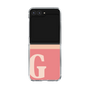 Clear Case［ Original - initial two tone - G pink ］
