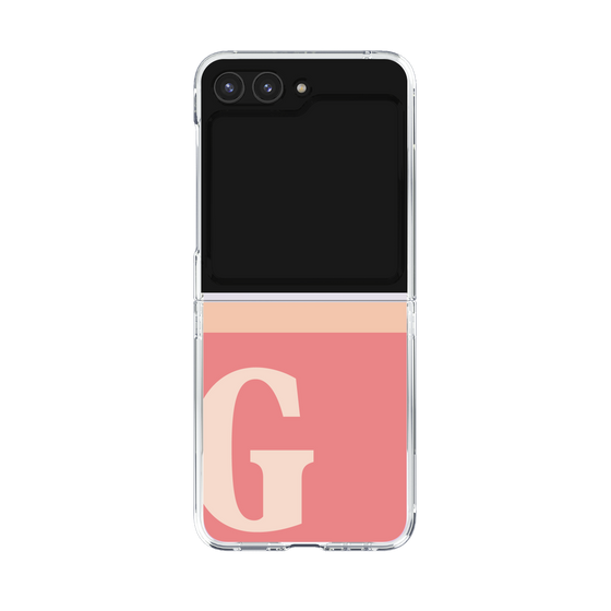 Clear Case［ Original - initial two tone - G pink ］