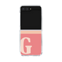 Clear Case［ Original - initial two tone - G pink ］