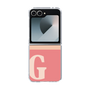Clear Case［ オリジナル - initial two tone - G pink ］
