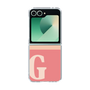 Clear Case［ オリジナル - initial two tone - G pink ］