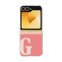 Clear Case［ オリジナル - initial two tone - G pink ］