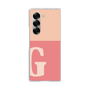 Clear Case［ オリジナル - initial two tone - G pink ］