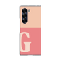 Clear Case［ オリジナル - initial two tone - G pink ］