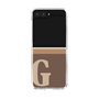 Clear Case［ Original - initial two tone - G brown ］