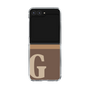 Clear Case［ Original - initial two tone - G brown ］