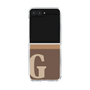 Clear Case［ Original - initial two tone - G brown ］
