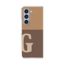 Clear Case［ Original - initial two tone - G brown ］