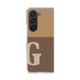 Clear Case［ Original - initial two tone - G brown ］