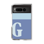 Clear Case［ Original - initial two tone - G blue ］