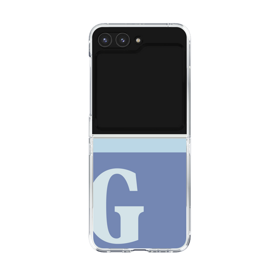 Clear Case［ Original - initial two tone - G blue ］