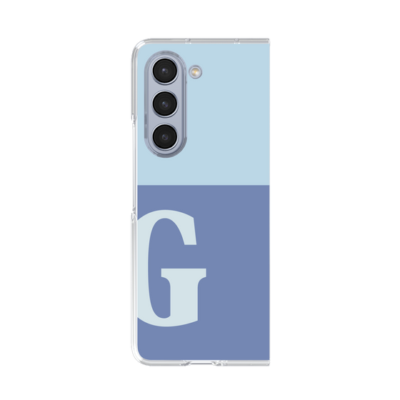 Clear Case［ Original - initial two tone - G blue ］