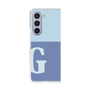 Clear Case［ Original - initial two tone - G blue ］