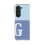 Clear Case［ Original - initial two tone - G blue ］