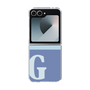 Clear Case［ オリジナル - initial two tone - G blue ］