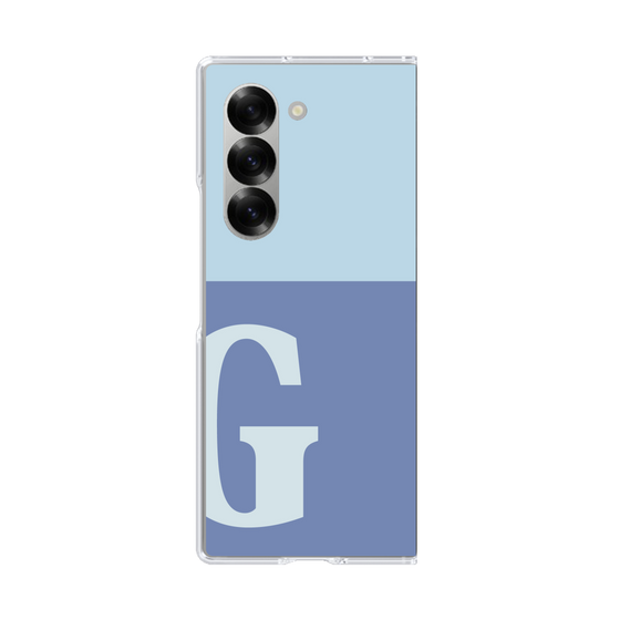 Clear Case［ オリジナル - initial two tone - G blue ］