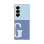Clear Case［ オリジナル - initial two tone - G blue ］