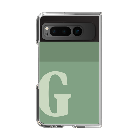Clear Case［ Original - initial two tone - G green ］