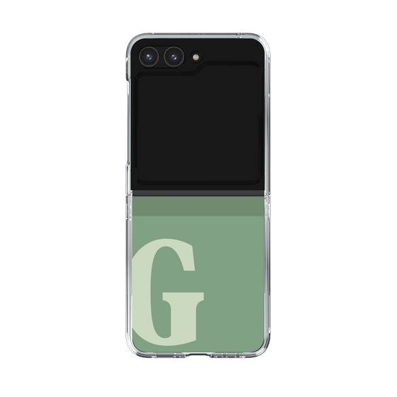 Clear Case［ Original - initial two tone - G green ］