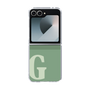Clear Case［ オリジナル - initial two tone - G green ］