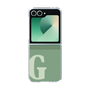 Clear Case［ オリジナル - initial two tone - G green ］