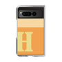 Clear Case［ Original - initial two tone - H orange ］