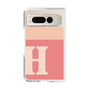 Clear Case［ Original - initial two tone - H pink ］