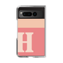 Clear Case［ Original - initial two tone - H pink ］