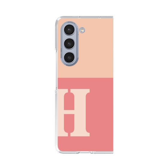 Clear Case［ Original - initial two tone - H pink ］