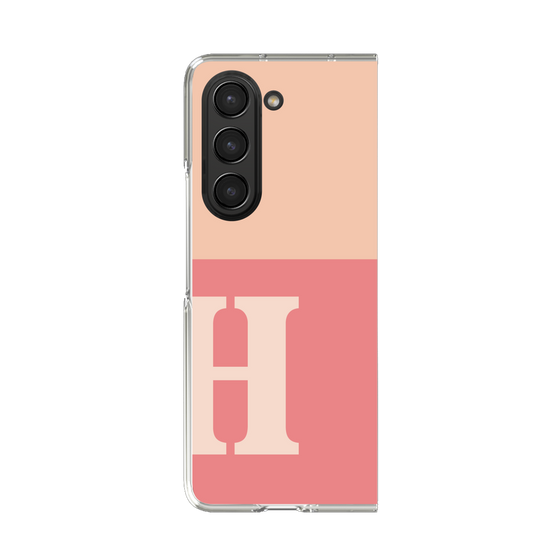 Clear Case［ Original - initial two tone - H pink ］