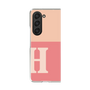 Clear Case［ Original - initial two tone - H pink ］