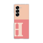 Clear Case［ オリジナル - initial two tone - H pink ］