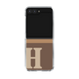 Clear Case［ Original - initial two tone - H brown ］