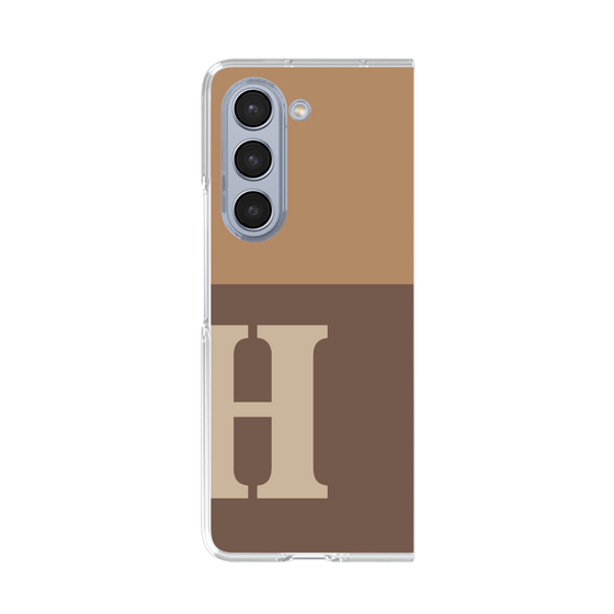 Clear Case［ Original - initial two tone - H brown ］