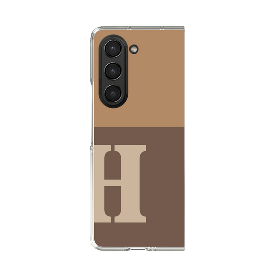 Clear Case［ Original - initial two tone - H brown ］
