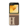 Clear Case［ オリジナル - initial two tone - H brown ］