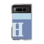 Clear Case［ Original - initial two tone - H blue ］