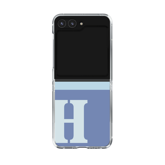 Clear Case［ Original - initial two tone - H blue ］