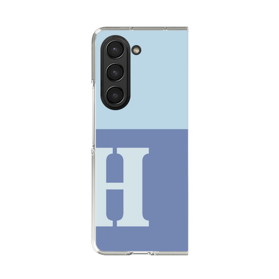 Clear Case［ Original - initial two tone - H blue ］