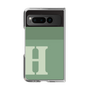 Clear Case［ Original - initial two tone - H green ］