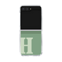 Clear Case［ Original - initial two tone - H green ］
