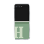 Clear Case［ Original - initial two tone - H green ］