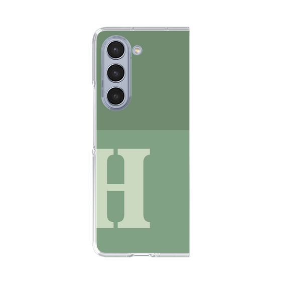 Clear Case［ Original - initial two tone - H green ］