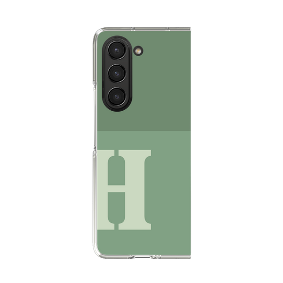 Clear Case［ Original - initial two tone - H green ］